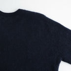 BABY SURI ALPACA SHEER KNIT V-NECK P/O #NAVY [A26AV03AK]
