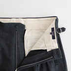 ウールフラノトラウザーズ #CHACOAL [HP-P035-051]