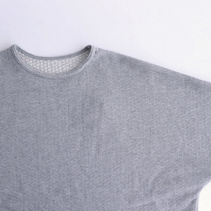 Random back pile dolman long sleeve T-shirt #HEATHER GRAY [D224-T1005]