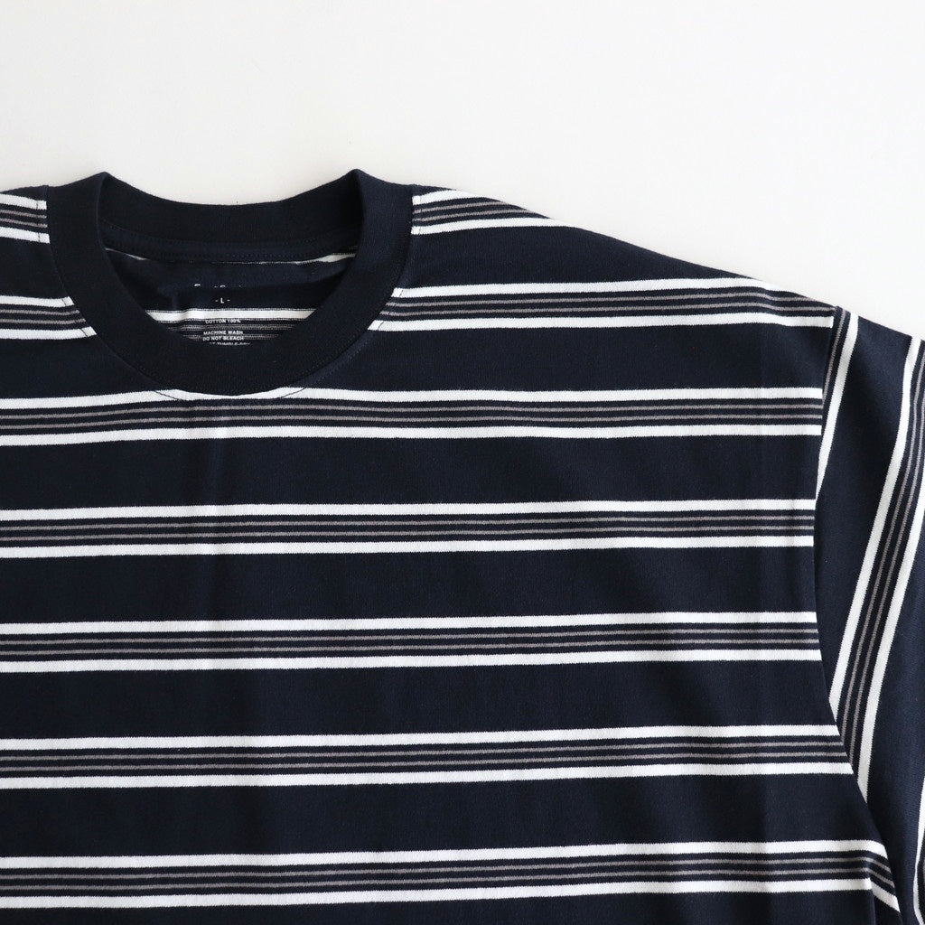 MULTI BORDER S/S TEE #NAVY [FSC251-70121]