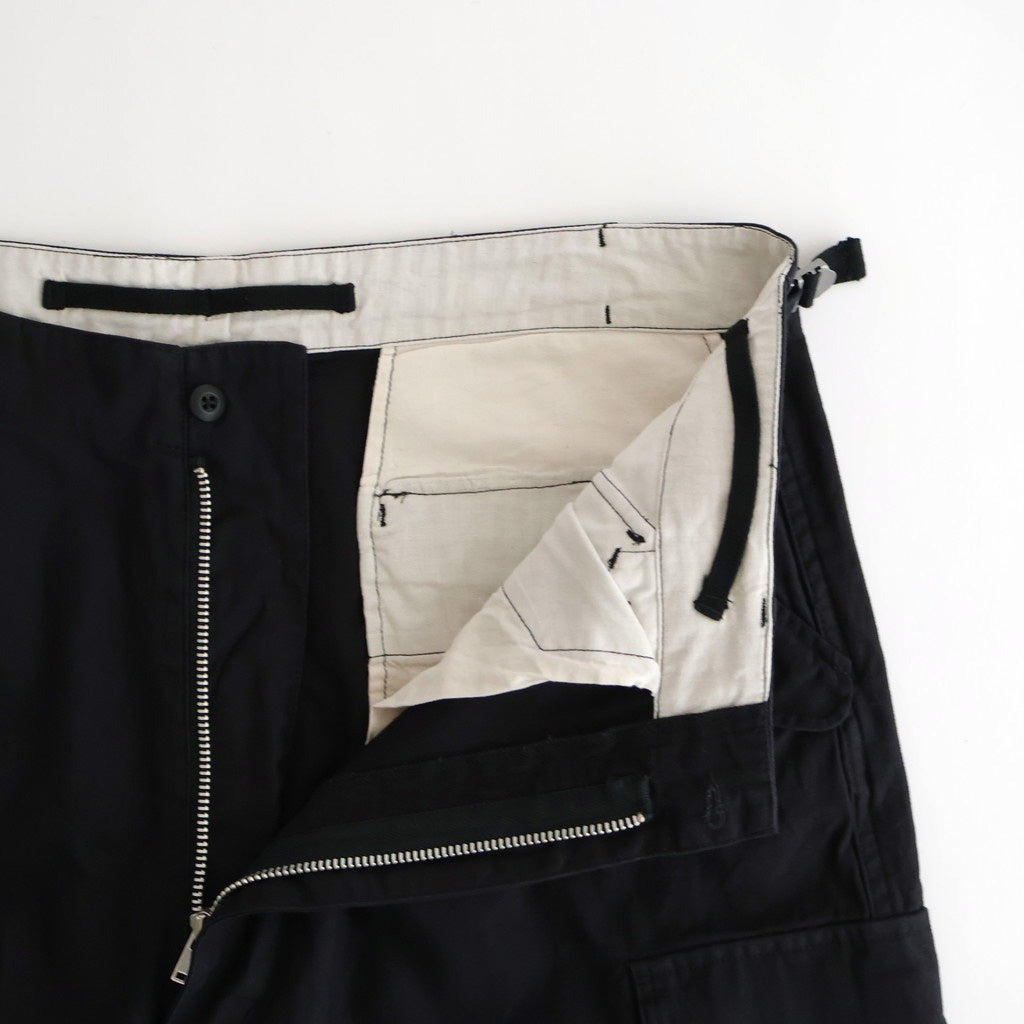 BACK SATEEN FIELD PANTS #BLACK [FSC253-40145]