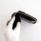 二つ折りZIP財布 - BIG BOW #Black [8Z-O210-051]