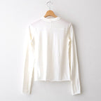 Cotton Cashmere Tee #WHITE [I25AW-CUT3]