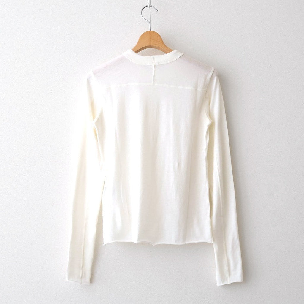 Cotton Cashmere Tee #WHITE [I25AW-CUT3]