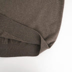 PURE CASHMERE KNIT CREW NECK LS #TAUPE [ST.1628]