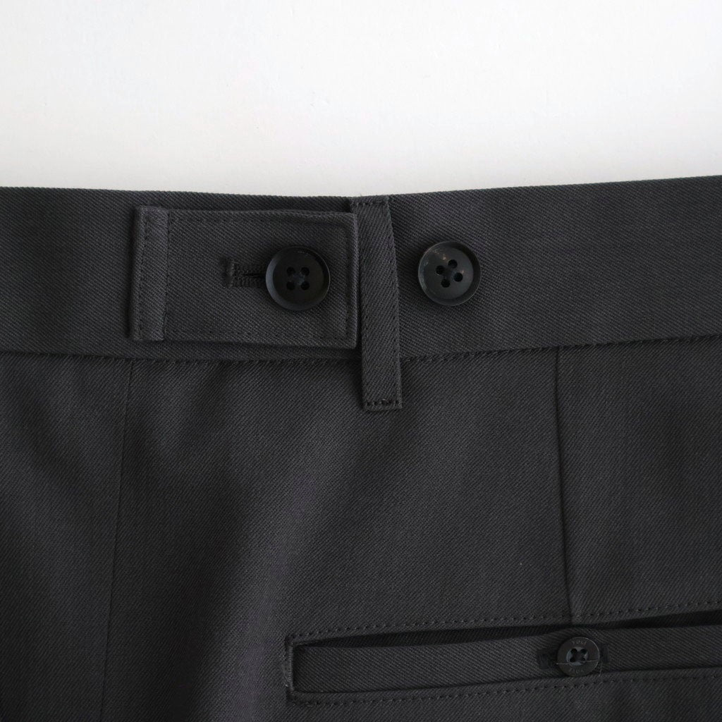 3pleated Wide-leg Trousers #CHARCOAL [YK26SS01170P]