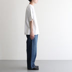 Selvage Denim Two Tuck Pants #INDIGO_DARK FADE [GU253-40061DB]