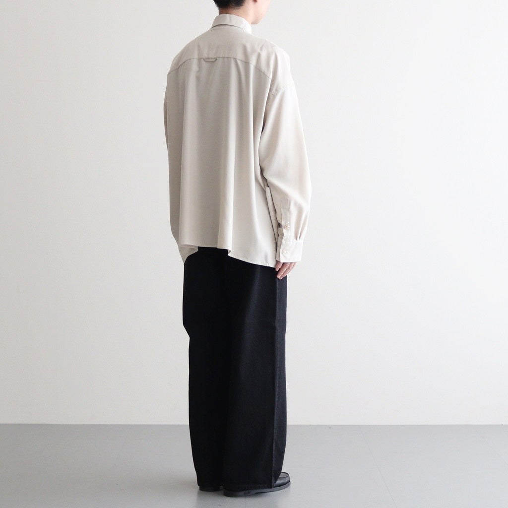 コードポケットロングSLシャツ-P #IVORY [D224-T781-P]