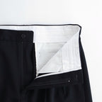 3pleated Wide-leg Trousers #BLACK [YK26SS01170P]