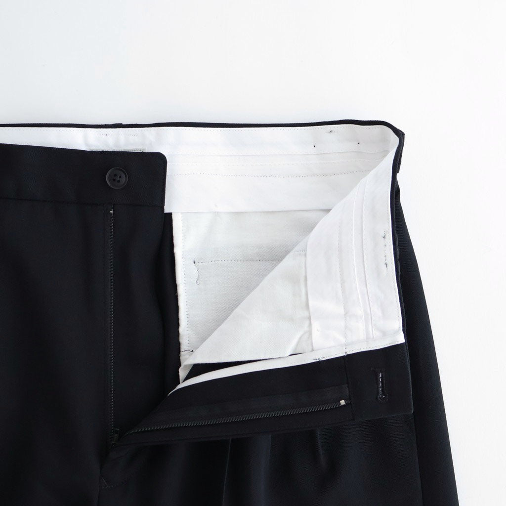 3pleated Wide-leg Trousers #BLACK [YK26SS01170P]