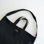 綿ナイロングログラン 2WAYバッグ #BLACK [HO-K292-051]