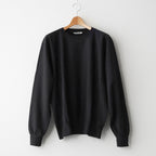 ELASTIC HIGH GAUGE SWEAT P/O #INK BLACK [A26SP02NU]
