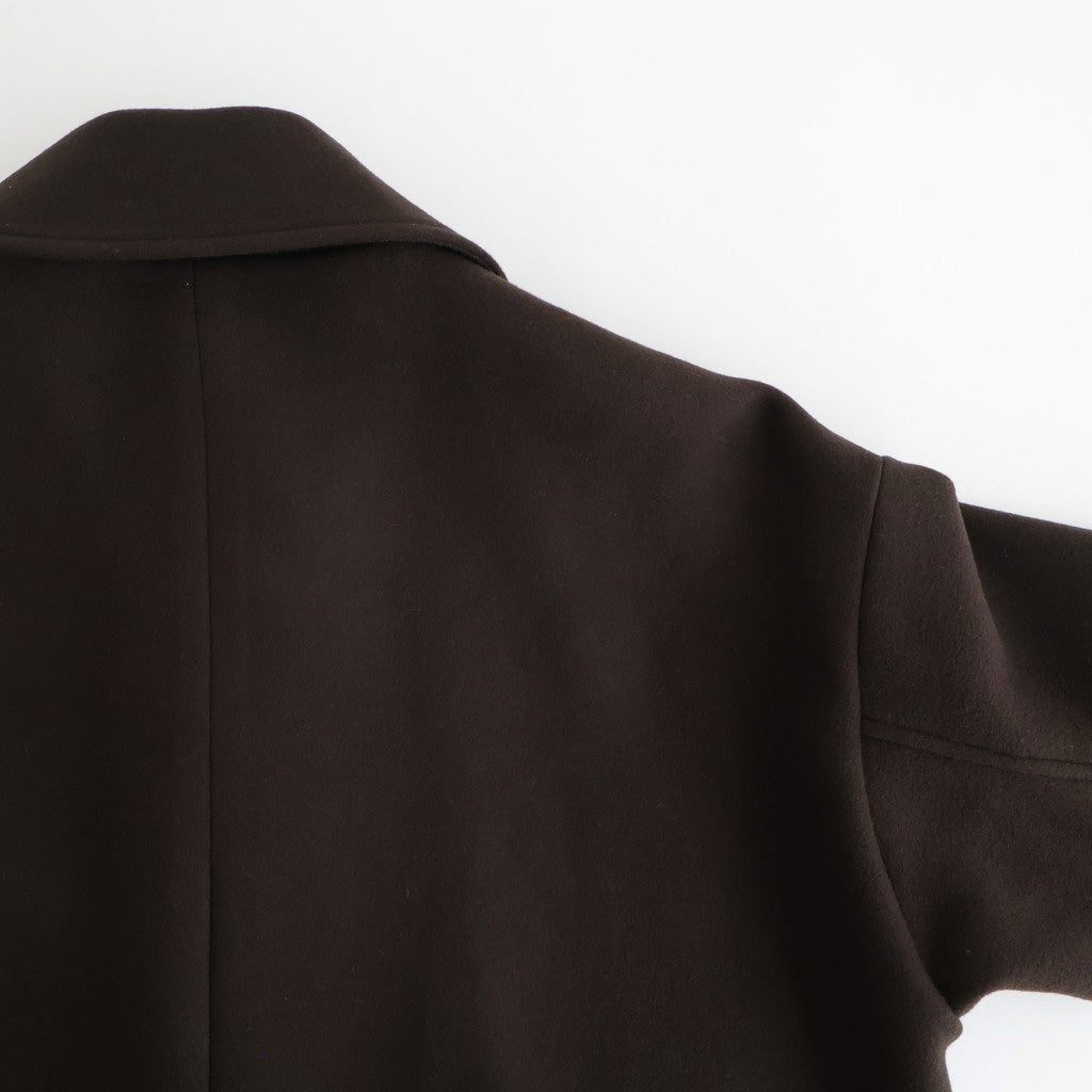 Melton Big Balmaccan Coat #BROWN [YK25FW01033C]