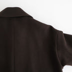 Melton Big Balmaccan Coat #BROWN [YK25FW01033C]