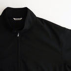 SUPER FINE TROPICAL WOOL ZIP BLOUSON #BLACK [A25SB01MT]