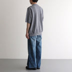 Moss Stitch Polo #D.Gray [2501-011]