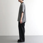 MICRO BORDER S/S TEE #WHITE × BLACK [FSC261-70167]