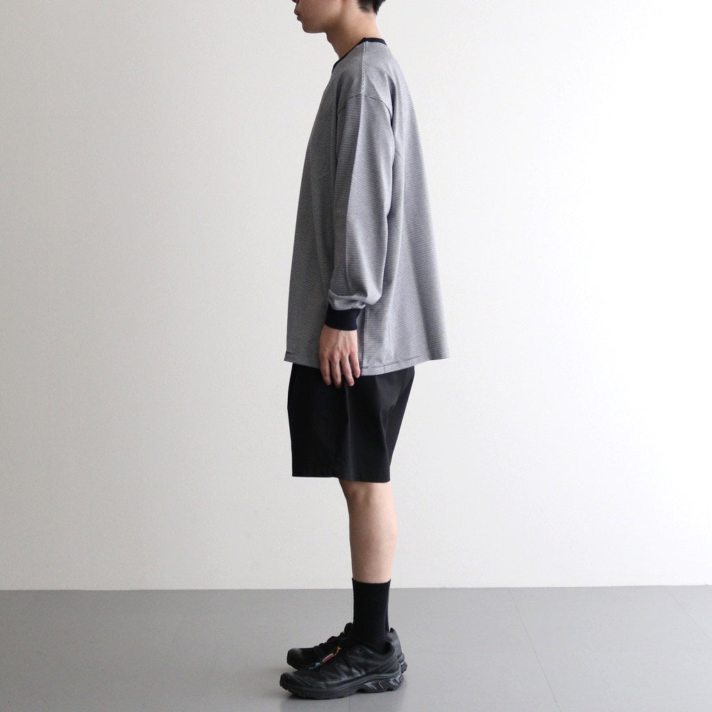 Solotex Twill Wide Chef Shorts #BLACK [GM251-40328B]