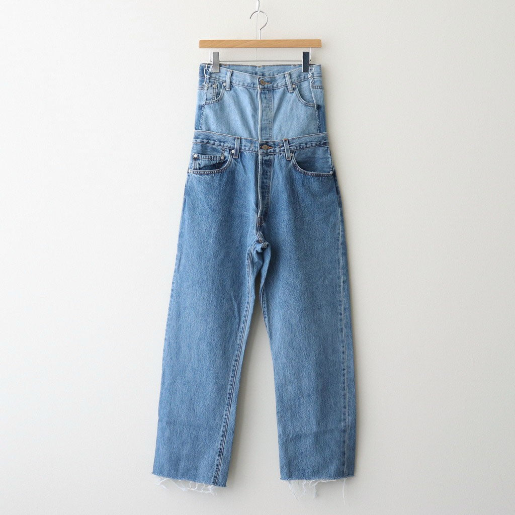 W WAIST DENIM PT #SIZE:2 D [Q25A-T018]