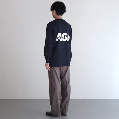 AS×FS CORPORATE L/S TEE “Asb” #NAVY [FSC243-70193AS]