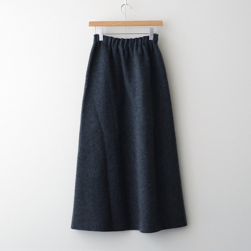 Felt Skirt #CHARCOAL [52052601]