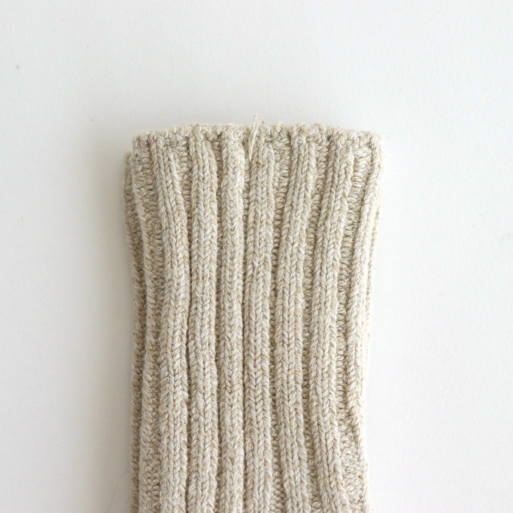 COTTON SILK SOCKS #beige [35901]