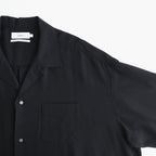 Viscose Viyella L/S Sleeping Shirt #BLACK [GM261-50456]