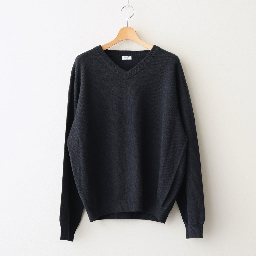 V Neck P/O #CHARCOAL [2503-005]