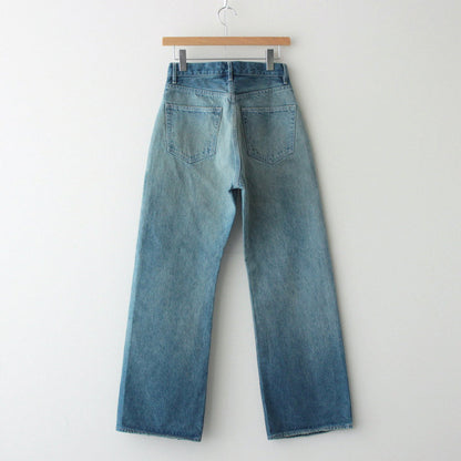 SELVEDGE FADED HEAVY DENIM PANTS #FADED INDIGO [A24AP03DH]