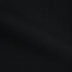 綿サテンストレートパンツ #BLACK [HP-P025-051]