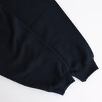 AZUMA Terry Crew Neck Sweat #NAVY [GU251-70195B]