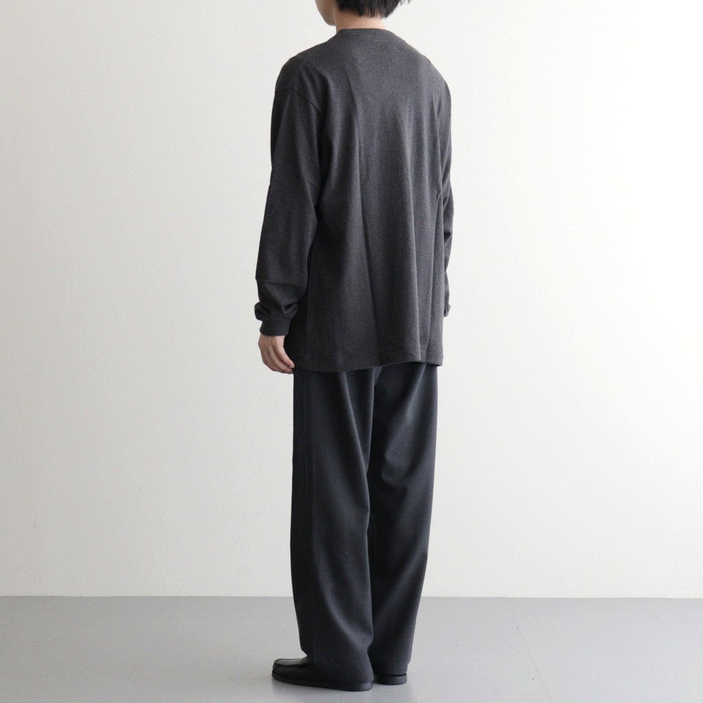 Border L/S Cutsew #CHARCOAL [2601-012]