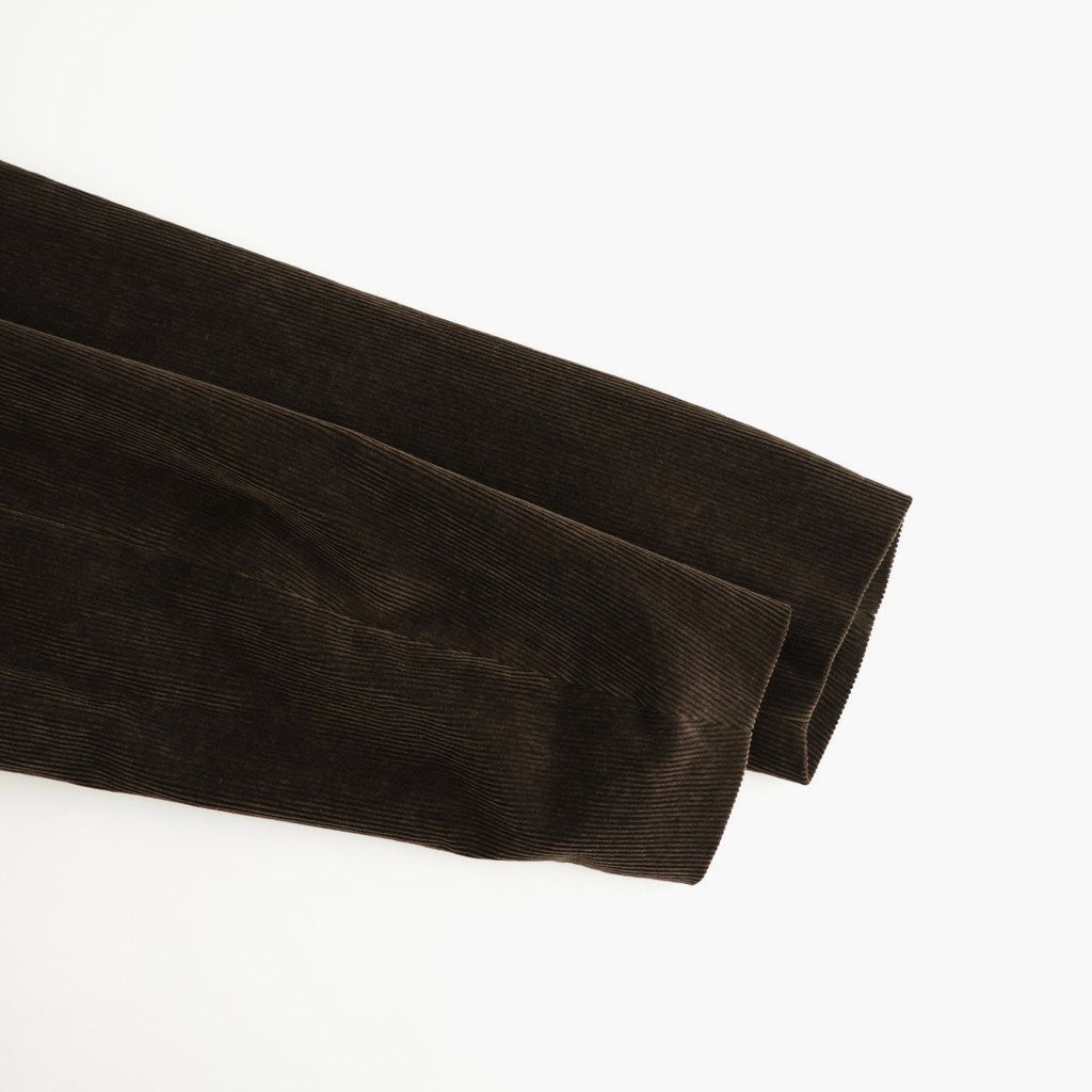 Cotton & Rayon Corduroy Tailored Jacket #Dark Brown [OFH011JK11]