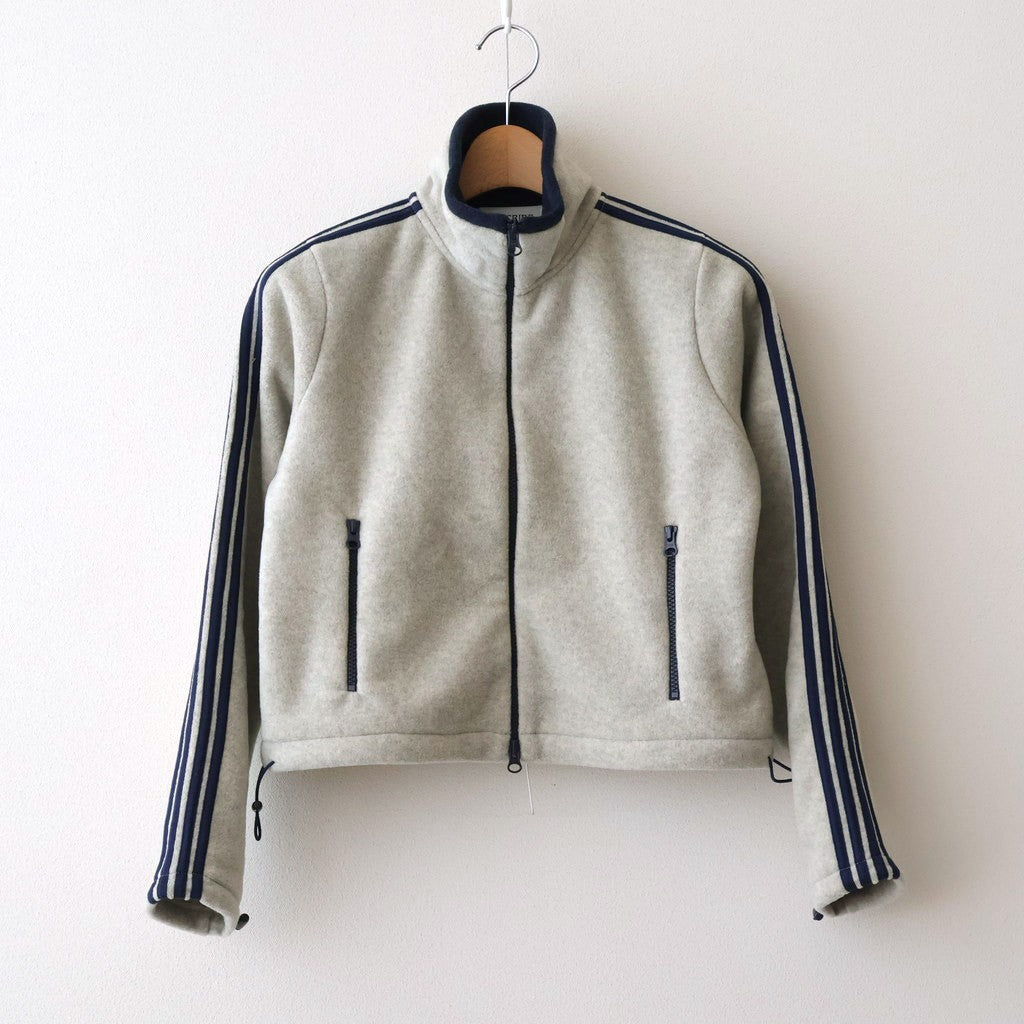 Fleece Tight Fit Track Jacket #OATMEAL [I25AW-BC119]