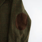 BRITISH TWEED OVERSIZED PEAK LAPEL JACKET #TWEED CHECK [ST.1586]