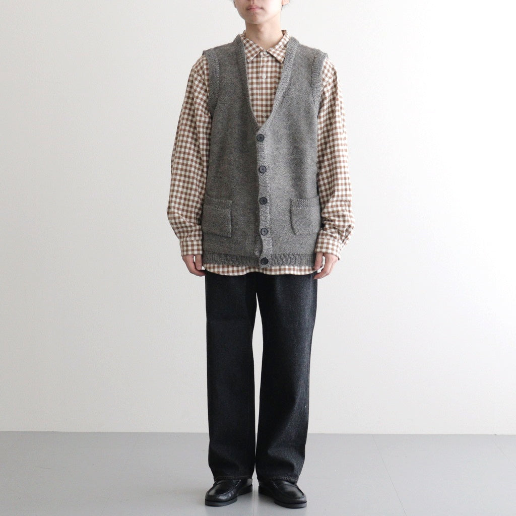 Guernsey Knit Vest #GRAY [41052202]