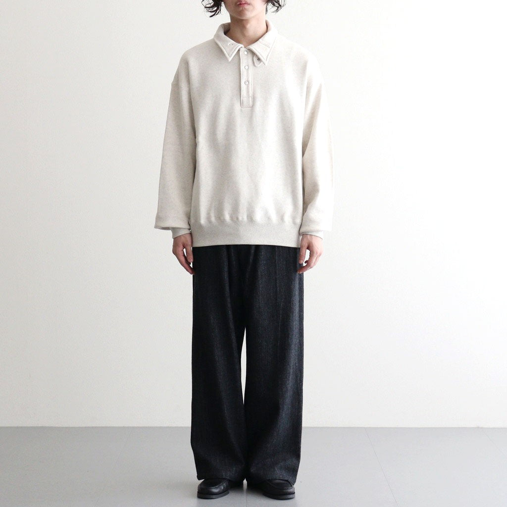 Half-Snap Sweatshirt #Heather Gray [OFH011PO61]
