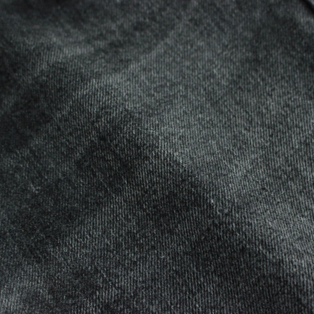 SELVEDGE FADED HEAVY DENIM PANTS #FADED BLACK [A24AP03DH]