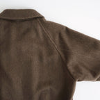 HAIRY WOOL MOHAIR CHAMBRAY BLOUSON #BROWN [A26AB01WB]