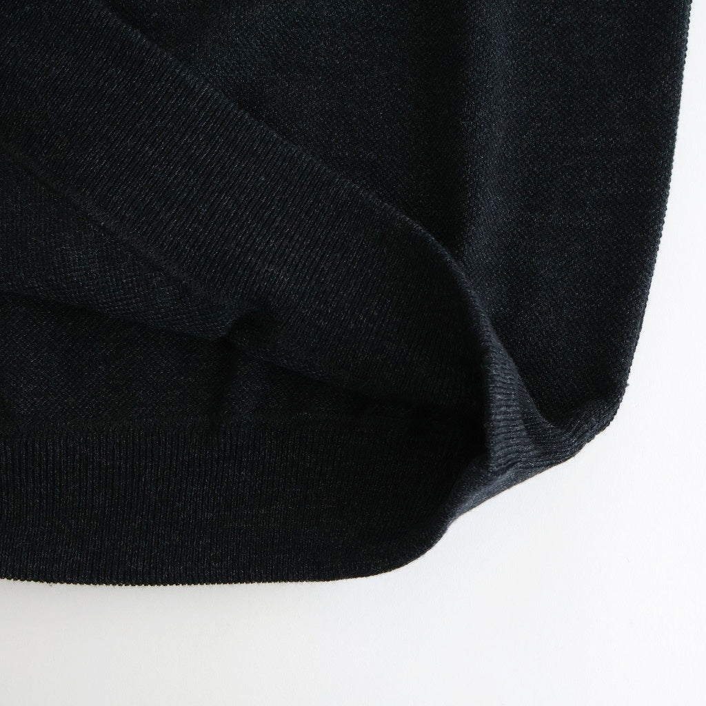 Co/Wo Moss Stitch Skipper #BLACK [2503-003]