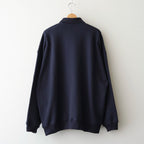AZUMA Terry Pullover Polo Sweat #NAVY [GU261-70243B]