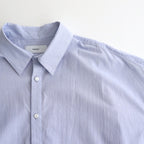 Seersucker Pullover Shirt #BLUE [GU251-50063]