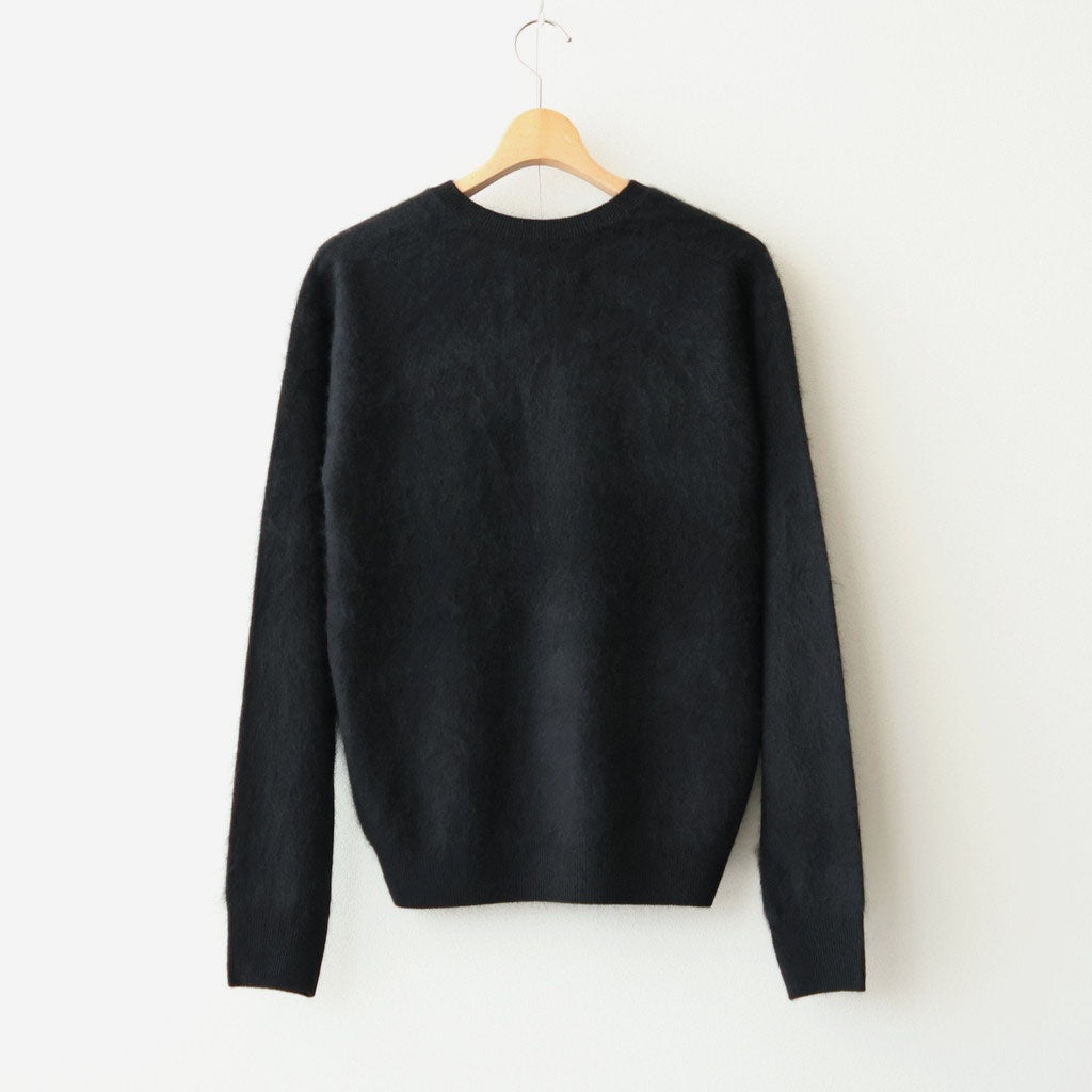 Woolcashmere Vneck Knit #BLK [12620508]