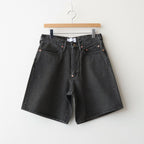 CS MODERN DENIM BUGGY SHORT CUT #GUNMETAL BLACK [26880405]