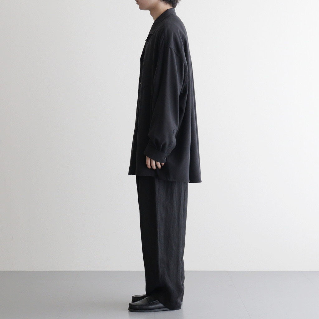 Viscose Viyella L/S Sleeping Shirt #CHARCOAL [GM261-50456]