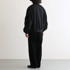 Soft Knit Corduroy Wide Tapered Chef Pants #BLACK [GM263-40112B]