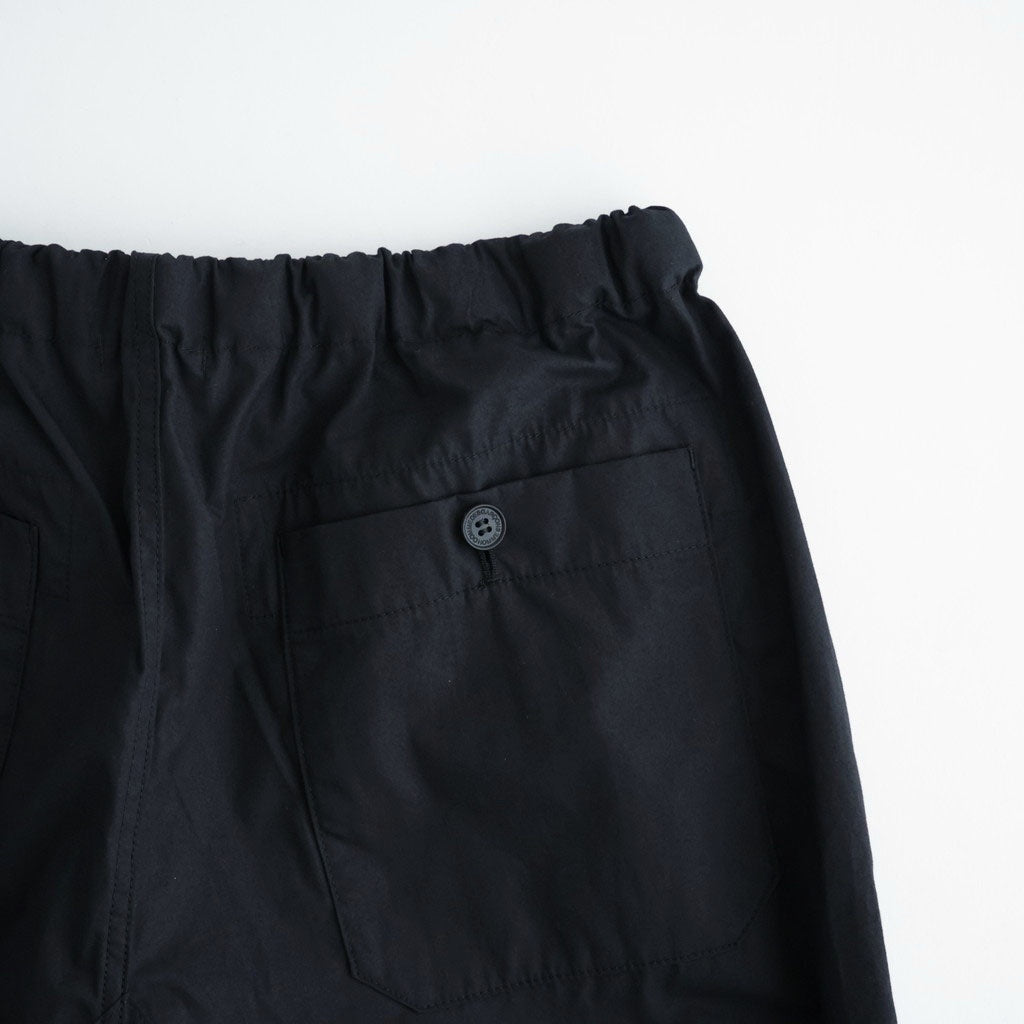 綿ウェザークロス カーゴパンツ #BLACK [HR-P003-051]