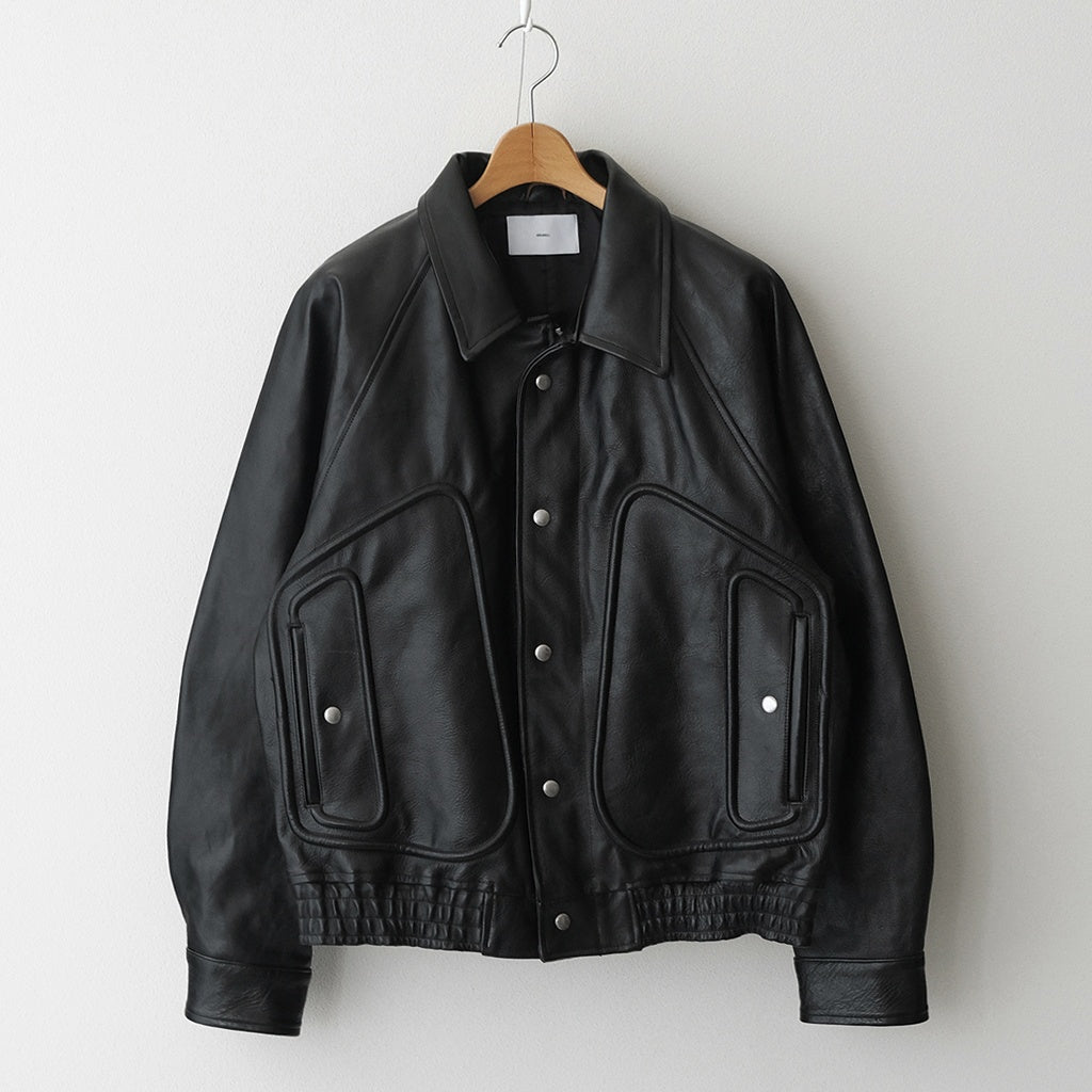 SHRINK BOMBER JACKET #BLACK SHRINK [26440701]