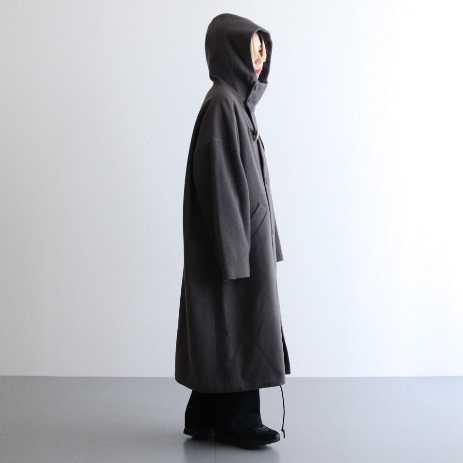 メルトンダッフルロングCT #GRAY [D224-C545]