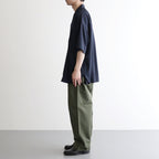 COOLFIBER OPEN COLLAR S/S SHIRT #NAVY [FSC251-50134]
